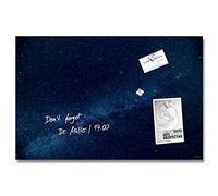 SIGEL GL283 Artverum Magnetic Glass Board, starry sky Blue, 60 x 40 cm, safety Glass