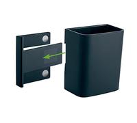 SIGEL GL801 Small Pen Pot, 7.5 x 9.4 x 5 cm, for Glass magnetic Boards, anthracite