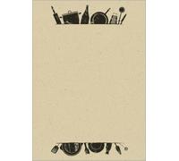 SIGEL Grass Paper A4 | DP617, double-sided, dark beige/black, 100 gsm, 100 sheets