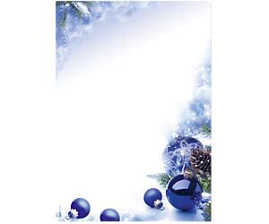 Sigel Greeting Card A4 90 gsm Blue Harmony 100 Sheets