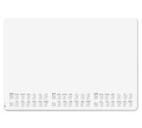 SIGEL H6301 Paper Desk pad- dot Grid - Dotted (dot Grid) - White - Approx. A2-2026/2027/2028 - DE/EN/FR/NL - 30 Sheets - FSC-Certified