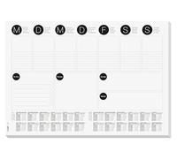 SIGEL H7506 Paper Desk pad, 2-Year Calendar and Weekly Planner, one Space for Each Day of the W nd to-do List, Design Weekly Planner, A3 (42 x 29.7 cm), 30 Sheets
