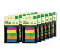 SIGEL HN489 Z-page markers, 5 colours (480 strips per colour), strip-size 1.2 x 4.5 cm, 12 Pieces