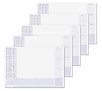 SIGEL HO355 Paper Desk Pad, with 3-year calendar und weekly planner, A2 (59.5 x 41 cm), 80 gsm, 30 sheets, 5 pcs.