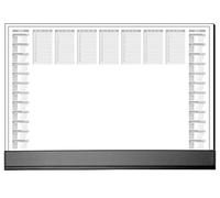 Sigel Paper Desk Pad Office with 2 Year Calendar and Weekly Planner 595x410mm 40