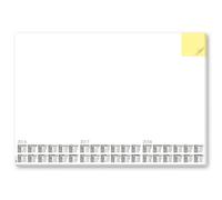Sigel Paper Desk Pad Memo with 3 Year Calendar 595x410mm 30 Sheets White HO490