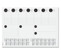 SIGEL HO506 Paper Desk Pad, with 2-year calendar, 42 x 29.7 cm, design BlackandW
