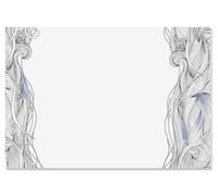 SIGEL HO570 Paper Desk Pad, with motifs for coloring, A2 (59.5 x 41 cm) design relax, 80gsm, 30 sheets