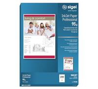 SIGEL Inkjet Paper IP288 – Coated, White, 95 gsm, A4 – 200 sheets
