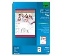 SIGEL IP288 InkJet Paper, coated, White, 95 gsm, A4, 200 sheets 200 sheets - 95