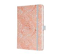 SIGEL J1313 Weekly Diary 2021 Jolie, Approx. A5, hardcover, with Psychedelic Pattern, Apricot