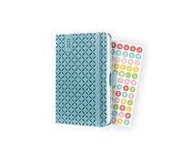 SIGEL J3112 Jolie Weekly diary 2023 - hardcover - 9,5 x 15 cm - 174 pages - light blue