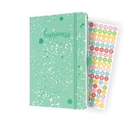 SIGEL J3303 Jolie Weekly diary 2023 - Green Happiness - 13,5 x 20,3 cm - hardcover - 174 pages - green