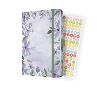 SIGEL J3337 Jolie Weekly diary 2023 - Loose Florals Lilac - 13,5 x 20,3 cm - hardcover - 174 pages - violet, green