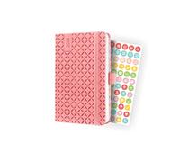 SIGEL J4110 Jolie Weekly planner 2024, hardcover, 9,5 x 15 cm, 174 pages, rose