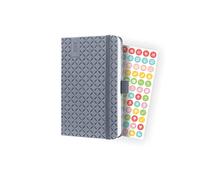 SIGEL J4120 Jolie Weekly planner 2024, hardcover, 9,5 x 15 cm, 174 pages, light Grey
