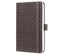 SIGEL J5122 Jolie Weekly Planner 2025, hardcover, 9,5 x 15 cm, 174 Pages, Brown