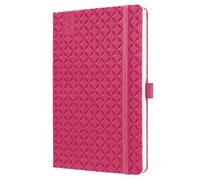 SIGEL J6105 Weekly planner Jolie 2026-1 year - approx. A5 - Fuchsia Pink - 2 pages = 1 week - hardcover - 80 gsm - pink - 174 p. - FSC-certified