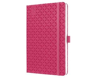 SIGEL J6105 Weekly planner Jolie 2026-1 year - approx. A5 - Fuchsia Pink - 2 pages = 1 week - hardcover - 80 gsm - pink - 174 p. - FSC-certified