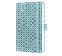 SIGEL J6112 Weekly planner Jolie 2026-1 year - approx. A6 - Sky Blue - 2 pages = 1 week - hardcover - 80 gsm - light blue - 174 p. - FSC-certified