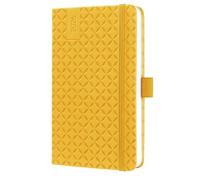 SIGEL J6116 Weekly planner Jolie 2026-1 year - approx. A6 - Mango Yellow - 2 pages = 1 week - hardcover - 80 gsm - yellow - 174 p. - FSC-certified