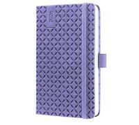SIGEL J6124 Weekly planner Jolie 2026-1 year - approx. A6 - Dark Purple - 2 pages = 1 week - hardcover - 80 gsm - purple - 174 p. - FSC-certified