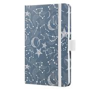 SIGEL J6348 Week to View Diary A6 Hardcover Blue White FSC Certified Pretty
