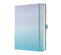 SIGEL JB100 Jolie Notebook, Gradient Sky, Dotted (dot Grid), 120 GSM, 17 x 22 cm, hardcover, 200 Pages, Blue, Violet