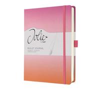 Sigel Notebook Jolie JB103 – Gradient Sunset, Dotted Dot-Grid, 120 GSM, 17 x 22 cm, Hardcover