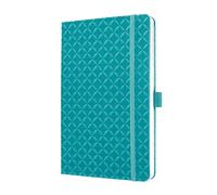 SIGEL JN103 Notebook Jolie, approx. A5, lined, hardcover, design aqua Green