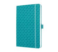 SIGEL JN103 Notebook Jolie, approx. A5, lined, hardcover, design aqua Green turq