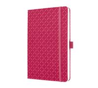 SIGEL JN105 Notebook Jolie, approx. A5, lined, hardcover, design fuchsia Pink