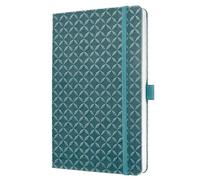 Sigel Jolie Notebook Hard Cover A5 Ruled - Ocean Blue