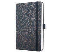 SIGEL JN365 Notebook Jolie - Twilight Blue - approx. A5 - lined - hardcover - dark blue/copper - 174 p. - 80 gsm - FSC-certified