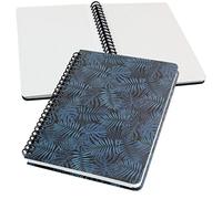 SIGEL JN602 Spiral notebook basic, A5, dotted, hardcover, jugnle pattern, Blue - Jolie