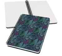 SIGEL JN612 Jolie Spiral notebook, Jungle Dreams, dotted (dot grid), 100 gsm, 16,2 x 21,5 cm, hardcover, 120 pages, purple, Turquoise, Green