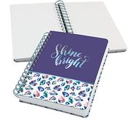 SIGEL JN617 Jolie Spiral notebook, Fairy Gems, dotted (dot grid), 120 gsm, 16,8 x 21,5 cm, hardcover, 240 pages, Pink, violet, Blue