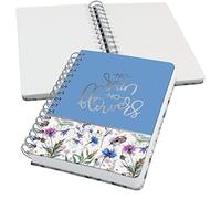 SIGEL JN619 Jolie Spiral notebook, Misty Meadows, dotted (dot grid), 120 gsm, 16,8 x 21,5 cm, hardcover, 240 pages, violet, Blue, Green