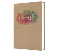 SIGEL JN811 Notebook Jolie - Pure Namaste - approx. A5 - lined - hardcover - brown/pink/turquoise/purple - 192 p. - 100 gsm - FSC-certified
