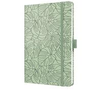 Sigel Jolie Diary 2026 A5 Week To View Green Monstera - J6353