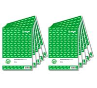Sigel KA515 Cash Report A5 - 50 Sheets Pack of 10 | KA518/10, suitable for cash inventory and daily closing