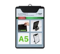 SIGEL KB101 Menu clipboard - 1 piece - A5 - Black
