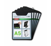 SIGEL KB101 Menu clipboard - 1 piece - A5 - Black - Pack of 5
