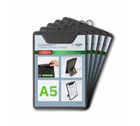 SIGEL KB111 Menu clipboard - 1 piece - A5 - Anthracite - Pack of 5