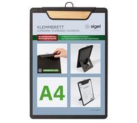 SIGEL KB220 Menu clipboard - 1 piece - A4 - Dark Grey/Beige