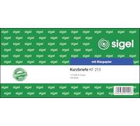 Sigel KF213 Kurzmitteilung, Short, 1/3 A4 Landscape