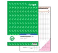 SIGEL KG425 Cash Bill A4, 2 x 50 Sheets, with Blue Paper, Ultra Fine Micro-Perfo