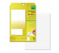 SIGEL LA216 Universal Removable Labels, 9.6 x 5.08 cm, 250 lbl equal to 25 sheets, White