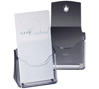 SIGEL LH118 Wall-Mounted Literature Holder, for A4 landscape, uv resistant acrylic, clear, 1 Piece