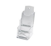 SIGEL LH133, Table-Top Literature Holder, for A6 and DL, with 3 compartments, uv